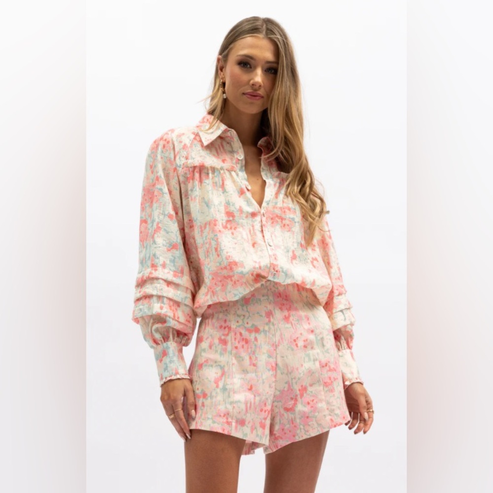 Aureta Studio Etta Short in Summer Meadow